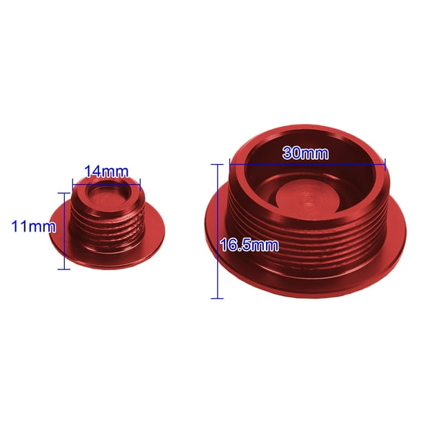 Red Engine Plug Kit For Honda CT125 Hunter Cub 125 Trail 125 Monkey 125 21-23