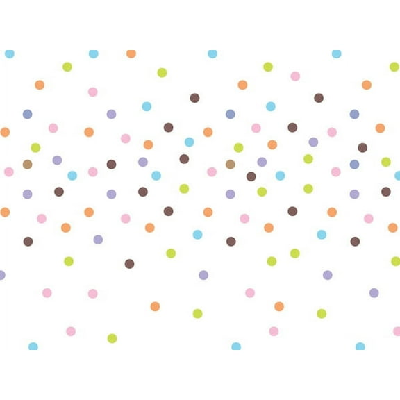 Pack Of 120, Sprinkle Dots Recycled Tissue Paper 20 X 30" Half Ream Tissue Print For Baby Packaging， Made in USA， 100% Recycled