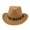 Khaki, variant on Herrnalise Winter Men & Women's Woven Cowboy Hat Classic Cattleman Outdoor Hat