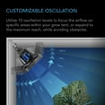 thumbnail image 4 of AC Infinity CLOUDRAY S9, Grow Tent Clip Fan 9” with Redesigned Long-Life EC Motor, 10 Dynamic Wind Speeds and 10-Level Oscillation, Weatherproof IP-54, for Hydroponics Circulation Cooling., 4 of 8