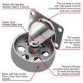 thumbnail image 3 of Placa giratoria Caster Wheels 4, totalmente de acero, con freno de 1400 libras de capacidad, 3 of 9