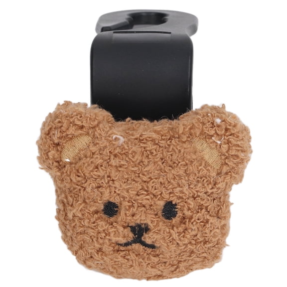 YAHHU Bear‑Shaped Car Seat Hook – Portable, Easy‑Install Headrest Hook for Groceries, Baby Supplies & Handbags, Brown Bear Design