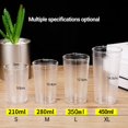 thumbnail image 3 of Shulemin  Acrylic Glass 210/280/350/450ml Easy to Clean Lightweight Juice Drinking Glass Highball Cup    for BBQ, 3 of 7