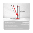 thumbnail image 2 of Farm Jack,33/48/60" High Lift Farm Jack,7000 lbs Capacity Ratcheting Off Road Farm Jack, Utility Heavy-Duty Farm Jack for Tractor, Truck, SUV, Bumper Lift, Lift Height 5.12-41.14 inches, 2 of 7
