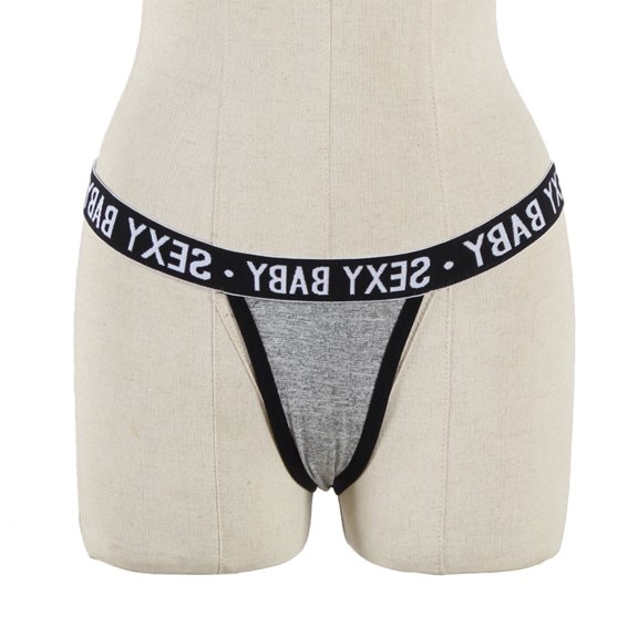 Aayomet Underpants For Women Women Low Waist Thin G String Underwear Comfortable Lingerie,Gray M