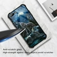 thumbnail image 2 of DJSOK Case for iPhone 15,Luxury Pattern Design Shockproof Rugged Cover,Cases for Man Woman-Classic Wood Grain Old Flag, 2 of 7