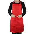 thumbnail image 3 of YouLoveIt Solid Color Apron Cooking Kitchen Aprons with Pockets, Men Women Cooking Kitchen Restaurant Chef Dress Aprons One Size Fits All Water Resistant Apron, 3 of 7
