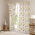 thumbnail image 3 of Homewish Country Leaves Black Out Curtains,Plam Leaf Curtains Pack of 2 (42x63 Each),Boho Bohemain Bedroom Curtains For Men Women,Microfiber Bedroom Decor, 3 of 6