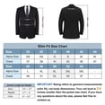 thumbnail image 4 of P&L Men's Suit 3 Pieces Slim Fit, Comfort Wedding Blazer Vest and Pants Set, 4 of 7