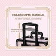 thumbnail image 3 of BYOOTIQUE Makeup Train Case Trolley w/ Cube Case Cosmetic Organizer Art Deco Bloom, 3 of 8