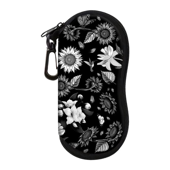 Artistic Pattern Eyewears Pouches Zippers Protecting Portable Organizers For Glasses Cosmetics Small Essential