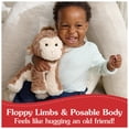 thumbnail image 3 of Mono de peluche GUND Cozys Collection para niños de 1 año, color marrón, 25 cm, 3 of 9
