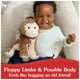 thumbnail image 3 of Mono de peluche GUND Cozys Collection para niños de 1 año, color marrón, 25 cm, 3 of 9