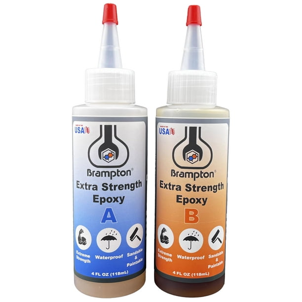 Kit de pegamento epóxico Brampton Extra Strength, 240 ml, resistente al agua