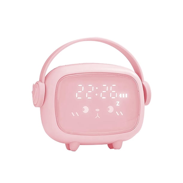 Niños Reloj Luz Control De Voz Práctico Lindo Adorable Reloj Led Eigraketly HA025778-01