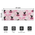 thumbnail image 5 of Pink Halloween Black Cats Ghosts and Pumpkins Door Rugs,Washable Non Slip Door Mats Indoor,Decorative Door Mats,Entry Mat Indoor for Entrance,Bedroom,Kitchen,Bathroom,16"x47", 5 of 6