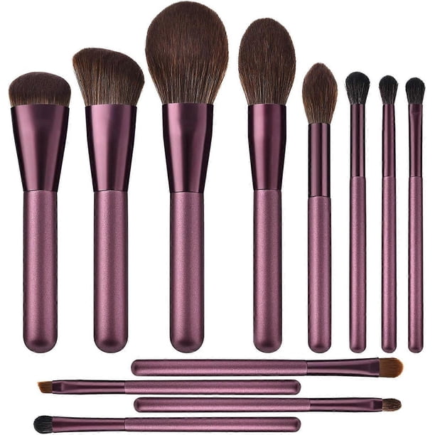 12Pcs Makeup Brushes Set, Premium Synthetic Foundation Powder Concealers Eye Shadows Makeup Brushes