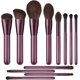thumbnail image 1 of 12Pcs Makeup Brushes Set, Premium Synthetic Foundation Powder Concealers Eye Shadows Makeup Brushes, 1 of 4
