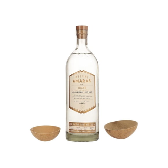 Mezcal Amarás Joven Espadin C/2 Jicaras 750 ml