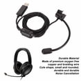 thumbnail image 4 of Replacement Headphone Cable, USB A 6.6ft Sound Cable Noise Reduction Braiding Cable Prevent Interference 2.5 Mm Jack Oxygen Free Copper Core  For 35 For PC, 4 of 8