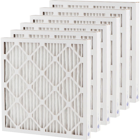SpiroPure 24X30X1 MERV 8 Pleated Air Filters 6 Pack Made in USA