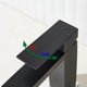 thumbnail image 5 of Extra Tall Black Basin Faucet, Stainless Steel Single Lever Bathroom Mixer Tap For Raised Basin, 5 of 5