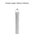 thumbnail image 2 of Fully Threaded Rod M5 x 250mm 0.8mm Thread Pitch 304 Stainless Steel Right Hand Threaded Rods Bar Studs 2 Pack, 2 of 6