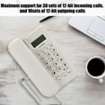 thumbnail image 4 of Wired Telephone, Indicator Light Home Telephone Reliable Durable  For Hotel For Home For Office White,Black, 4 of 8