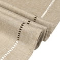 thumbnail image 4 of Unique Bargains Solid Color Table Runner Eyelet Hollow Out Table Flags Beige 12"x71", 4 of 5