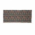 thumbnail image 2 of Garden Art Neck Gaiter, Flower Dark Toned Dots, Unisex, Night Blue Ruby Green, by Ambesonne, 2 of 3