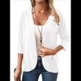 thumbnail image 1 of Cárdigan para Mujer, Cuartos, Color Liso, Informal, Chaqueta Corta, 2025 L, 1 of 9