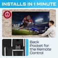 thumbnail image 3 of Garnetics 52-55” Outdoor TV Cover Waterproof and Weatherproof Outside Television Protector, Football, 3 of 7