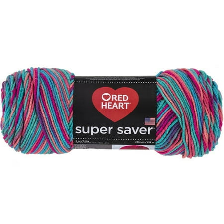 UPC 073650000669 product image for Red Heart Super Saver Yarn, Lagoon, Multi-Color, Acrylic, 141g | upcitemdb.com
