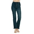 thumbnail image 4 of Judy Blue Full Size Button Fly Hem Destroy Straight Jeans, 4 of 11