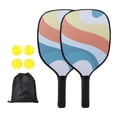 thumbnail image 4 of LOVIVER Pickleball Paddles Set of 2 and Bag Comfort Grip Rackets Racquets for Indoor and Orange, 4 of 8