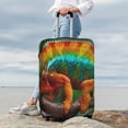 thumbnail image 5 of Salouo Chameleon Pattern Travel Dust-proof Suitcase Cover, Softside Suitcase Protector Luggage Cover Protector for 18-32inch ,Not Included Suitcase, 5 of 8