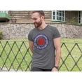 thumbnail image 2 of 4th Of July American Viking Valknut Runes Mens T Shirt, 2 of 5