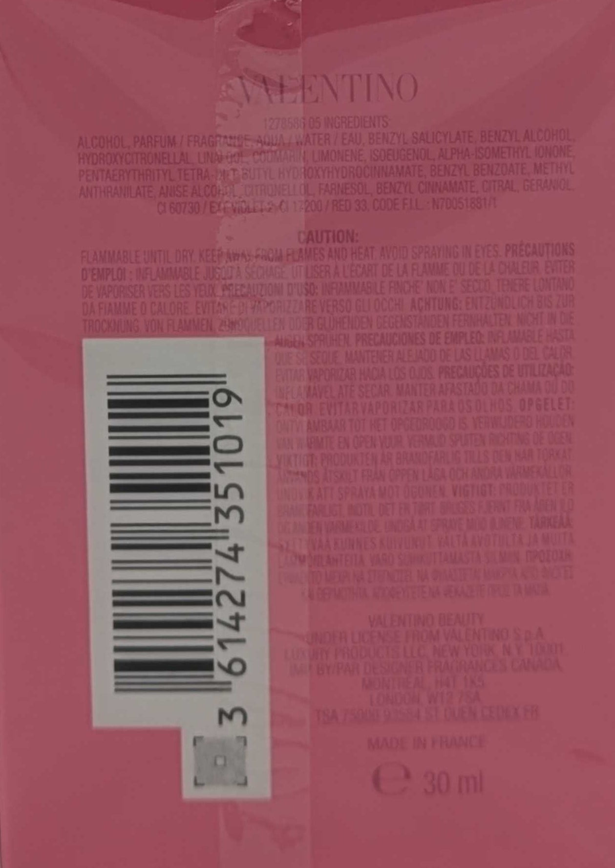 Valentino Donna Born in Roma Extradose Parfum 1 fl. oz