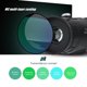 thumbnail image 1 of Al aire libre portátil ligero doble foucs monocular alcance para camping caza (negro), 1 of 8
