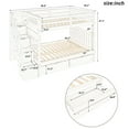 thumbnail image 6 of JERFIT Over Full Bunk Bed with Shelves and 6 Storage Drawers Gray, 6 of 10