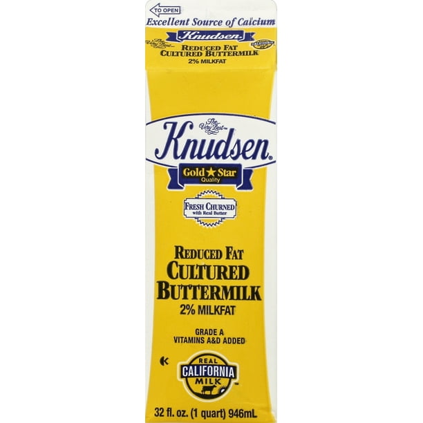 Knudsen 2 ReducedFat Cultured Buttermilk, 1 Quart