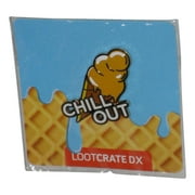 Chill Out Yellow Orange Ice Cream Cone Loot Crate Exclusive Pin