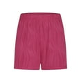 thumbnail image 5 of cfhntfmh Womens Shorts High Elastic Waisted Comfy Shorts Textured Summer Athletic Soft Lounge Shorts, 5 of 7