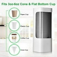 thumbnail image 2 of Wall Mounted Paper Cup Dispenser, Pull Type Holder, Fits 3oz 5oz Small Disposable Cups, Bathroom Cup Dispenser for Home Hospital Office Gym, 2 of 10