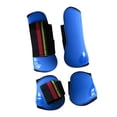 thumbnail image 3 of EHJRE 4x Horse Tendon Boots Set Cushioned Inner Pad Protection Horse Boots Blue, 3 of 9