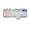 White, variant on Wired Gaming Keyboard and Mouse Combo, 104 Keys RGB Backlit with Metal Panel, Ergonomic with Phone Stand for PC Gamer
