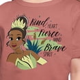 thumbnail image 3 of Disney Princess - Tiana Kind Fierce Brave - Toddler And Youth Short Sleeve Graphic T-Shirt, 3 of 6