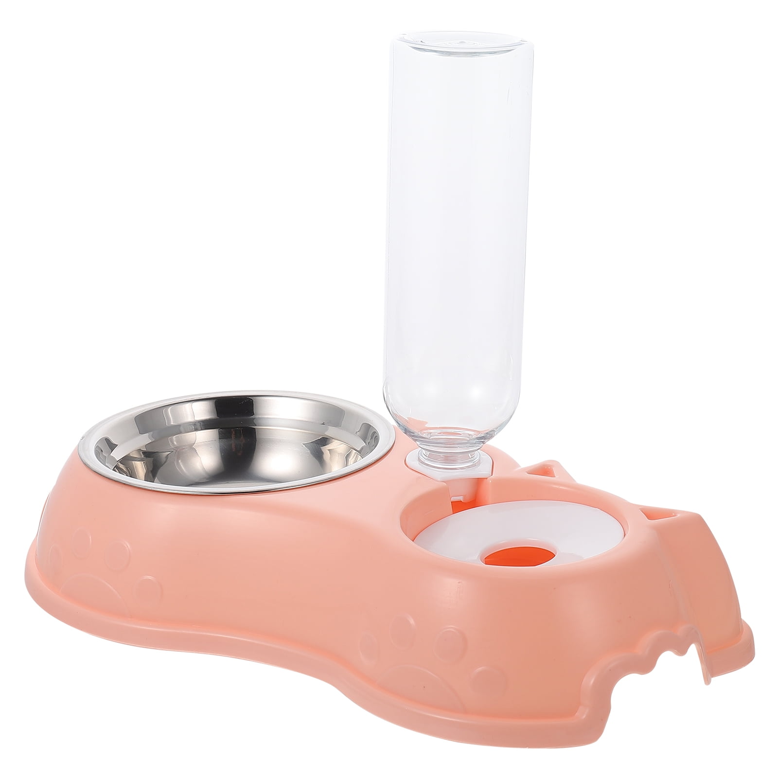 1 Set Automatic Pet Feeder Dual Feeding Bowl Pet Water Feeding Bowl