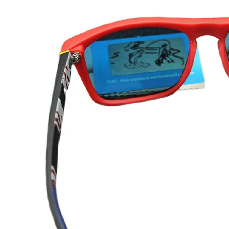 Hariumiu Smart Discoloration Polarized Sunglasses for Men Women,  Burden-Free Sunscreen Outdoor UV Protection Sport Sunglasses for Running  Cycling
