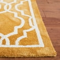 thumbnail image 3 of Safavieh Dip Dye Leighton Geometric Wool Area Rug, Gold/Ivory, 6' x 9', 3 of 11